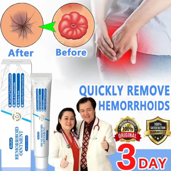 HEMORRHOID Treatment Hemoroids Cream Original Ointment Health Pain Relief Natural Herbs