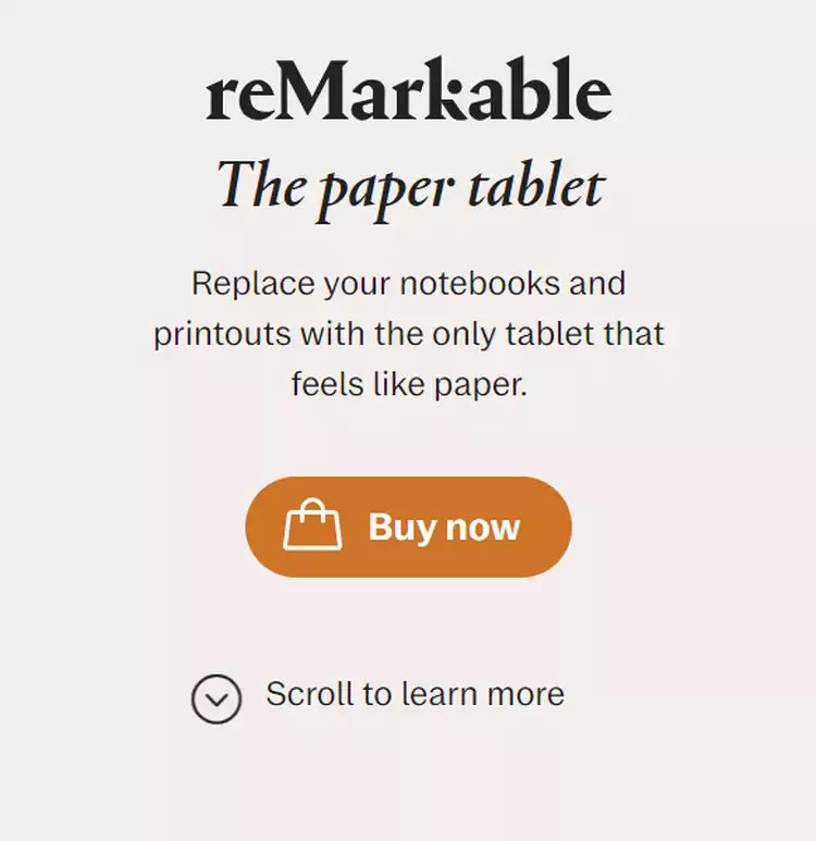 reMarkable Paper Tablet